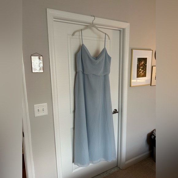 Revelry Dresses & Skirts - Light Blue Revlery “Skye” Spaghetti Strap Dress